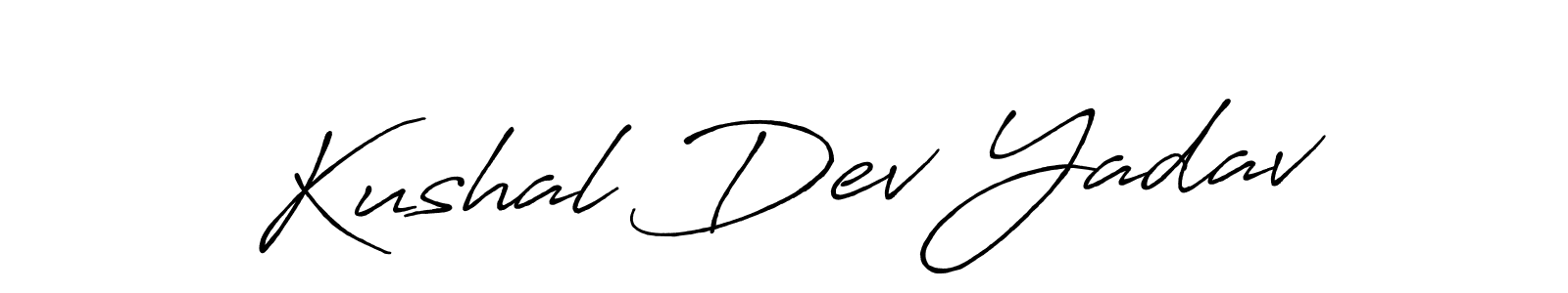 Once you've used our free online signature maker to create your best signature Antro_Vectra_Bolder style, it's time to enjoy all of the benefits that Kushal Dev Yadav name signing documents. Kushal Dev Yadav signature style 7 images and pictures png