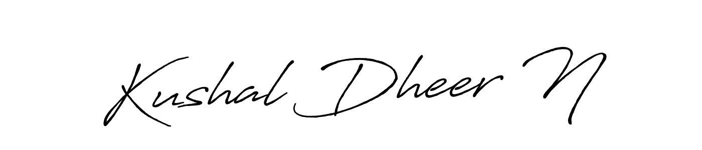 Once you've used our free online signature maker to create your best signature Antro_Vectra_Bolder style, it's time to enjoy all of the benefits that Kushal Dheer N name signing documents. Kushal Dheer N signature style 7 images and pictures png