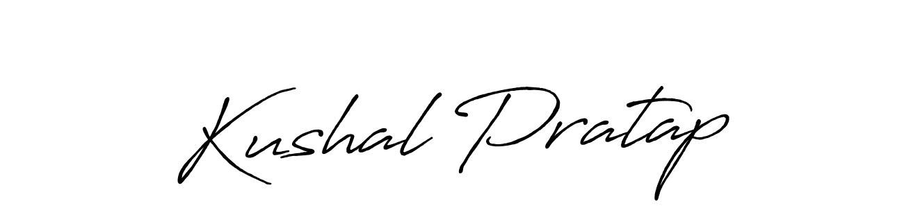 Also we have Kushal Pratap name is the best signature style. Create professional handwritten signature collection using Antro_Vectra_Bolder autograph style. Kushal Pratap signature style 7 images and pictures png