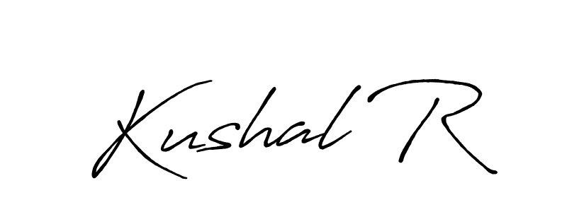 Antro_Vectra_Bolder is a professional signature style that is perfect for those who want to add a touch of class to their signature. It is also a great choice for those who want to make their signature more unique. Get Kushal R name to fancy signature for free. Kushal R signature style 7 images and pictures png