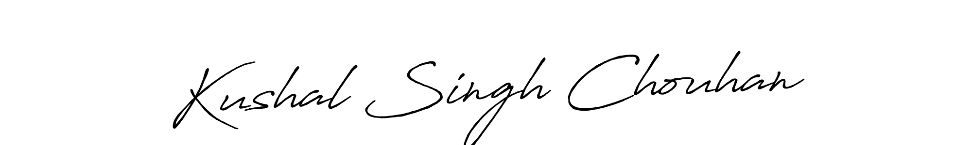 Design your own signature with our free online signature maker. With this signature software, you can create a handwritten (Antro_Vectra_Bolder) signature for name Kushal Singh Chouhan. Kushal Singh Chouhan signature style 7 images and pictures png