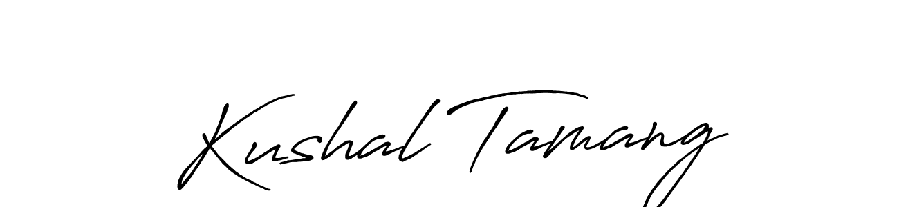 Once you've used our free online signature maker to create your best signature Antro_Vectra_Bolder style, it's time to enjoy all of the benefits that Kushal Tamang name signing documents. Kushal Tamang signature style 7 images and pictures png