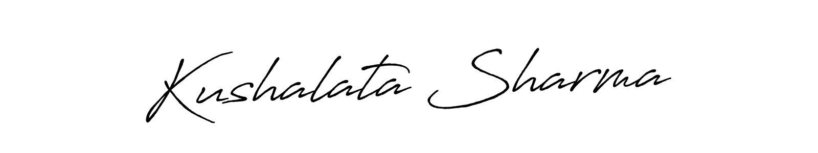 Once you've used our free online signature maker to create your best signature Antro_Vectra_Bolder style, it's time to enjoy all of the benefits that Kushalata Sharma name signing documents. Kushalata Sharma signature style 7 images and pictures png
