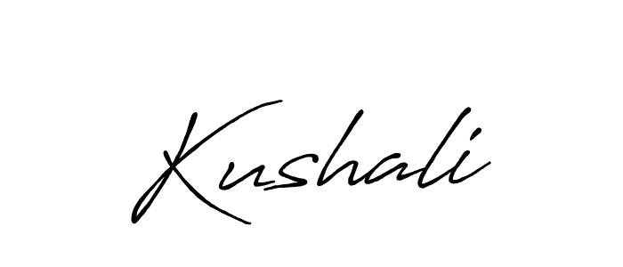 if you are searching for the best signature style for your name Kushali. so please give up your signature search. here we have designed multiple signature styles  using Antro_Vectra_Bolder. Kushali signature style 7 images and pictures png