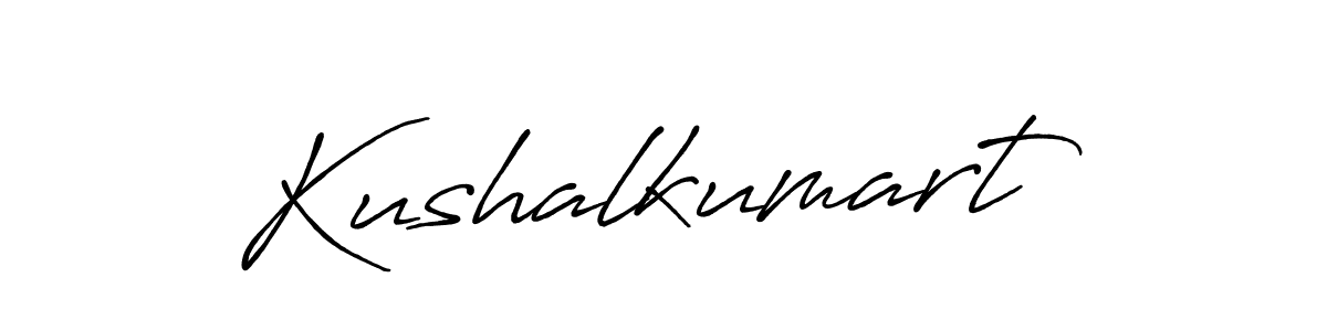 Create a beautiful signature design for name Kushalkumart. With this signature (Antro_Vectra_Bolder) fonts, you can make a handwritten signature for free. Kushalkumart signature style 7 images and pictures png