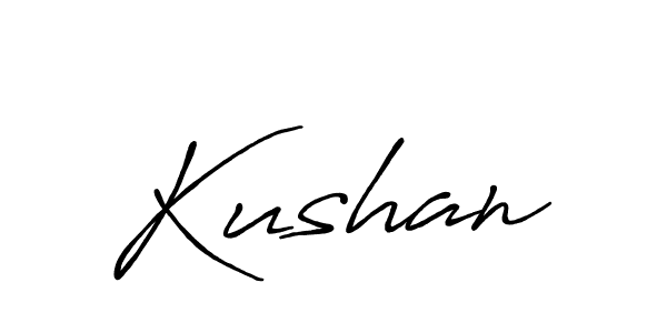 Create a beautiful signature design for name Kushan. With this signature (Antro_Vectra_Bolder) fonts, you can make a handwritten signature for free. Kushan signature style 7 images and pictures png