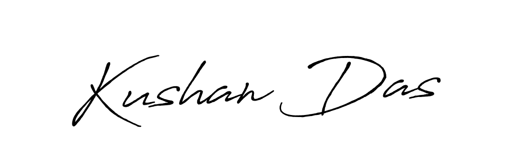 Create a beautiful signature design for name Kushan Das. With this signature (Antro_Vectra_Bolder) fonts, you can make a handwritten signature for free. Kushan Das signature style 7 images and pictures png