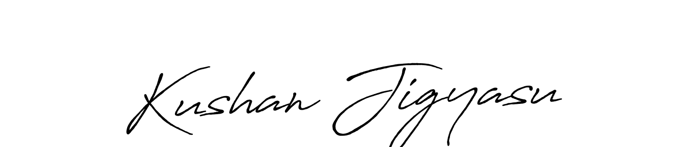 Once you've used our free online signature maker to create your best signature Antro_Vectra_Bolder style, it's time to enjoy all of the benefits that Kushan Jigyasu name signing documents. Kushan Jigyasu signature style 7 images and pictures png