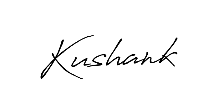 Also we have Kushank name is the best signature style. Create professional handwritten signature collection using Antro_Vectra_Bolder autograph style. Kushank signature style 7 images and pictures png