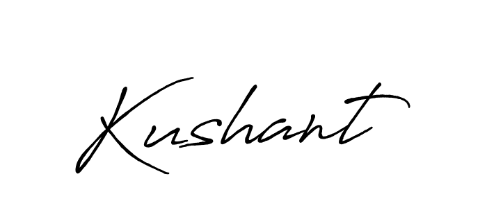 Kushant stylish signature style. Best Handwritten Sign (Antro_Vectra_Bolder) for my name. Handwritten Signature Collection Ideas for my name Kushant. Kushant signature style 7 images and pictures png