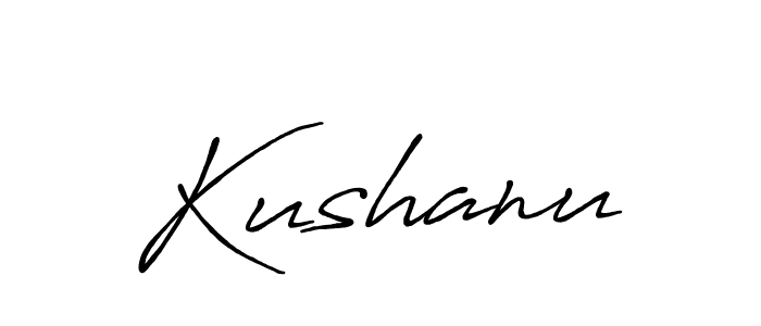 Make a beautiful signature design for name Kushanu. Use this online signature maker to create a handwritten signature for free. Kushanu signature style 7 images and pictures png