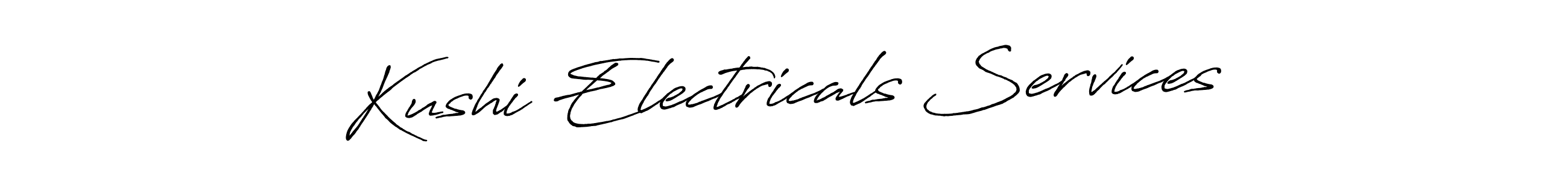 This is the best signature style for the Kushi Electricals Services name. Also you like these signature font (Antro_Vectra_Bolder). Mix name signature. Kushi Electricals Services signature style 7 images and pictures png