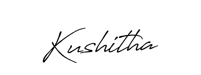 How to make Kushitha name signature. Use Antro_Vectra_Bolder style for creating short signs online. This is the latest handwritten sign. Kushitha signature style 7 images and pictures png