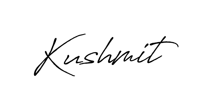 if you are searching for the best signature style for your name Kushmit. so please give up your signature search. here we have designed multiple signature styles  using Antro_Vectra_Bolder. Kushmit signature style 7 images and pictures png