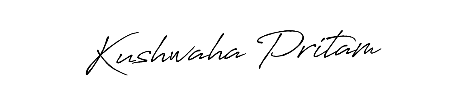 Similarly Antro_Vectra_Bolder is the best handwritten signature design. Signature creator online .You can use it as an online autograph creator for name Kushwaha Pritam. Kushwaha Pritam signature style 7 images and pictures png