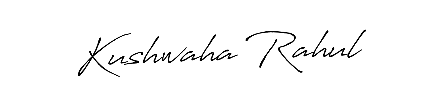 Similarly Antro_Vectra_Bolder is the best handwritten signature design. Signature creator online .You can use it as an online autograph creator for name Kushwaha Rahul. Kushwaha Rahul signature style 7 images and pictures png