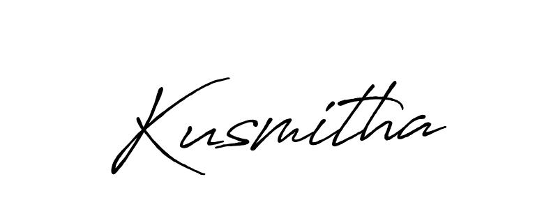Make a beautiful signature design for name Kusmitha. With this signature (Antro_Vectra_Bolder) style, you can create a handwritten signature for free. Kusmitha signature style 7 images and pictures png