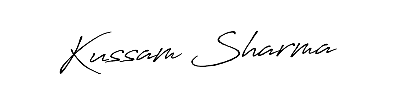 You should practise on your own different ways (Antro_Vectra_Bolder) to write your name (Kussam Sharma) in signature. don't let someone else do it for you. Kussam Sharma signature style 7 images and pictures png