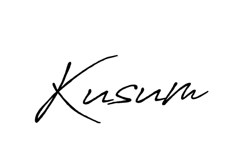 You should practise on your own different ways (Antro_Vectra_Bolder) to write your name (Kusum) in signature. don't let someone else do it for you. Kusum signature style 7 images and pictures png