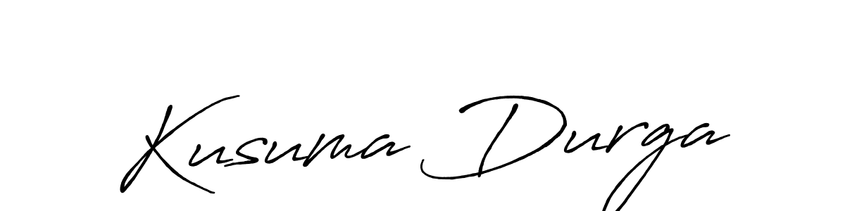 Similarly Antro_Vectra_Bolder is the best handwritten signature design. Signature creator online .You can use it as an online autograph creator for name Kusuma Durga. Kusuma Durga signature style 7 images and pictures png