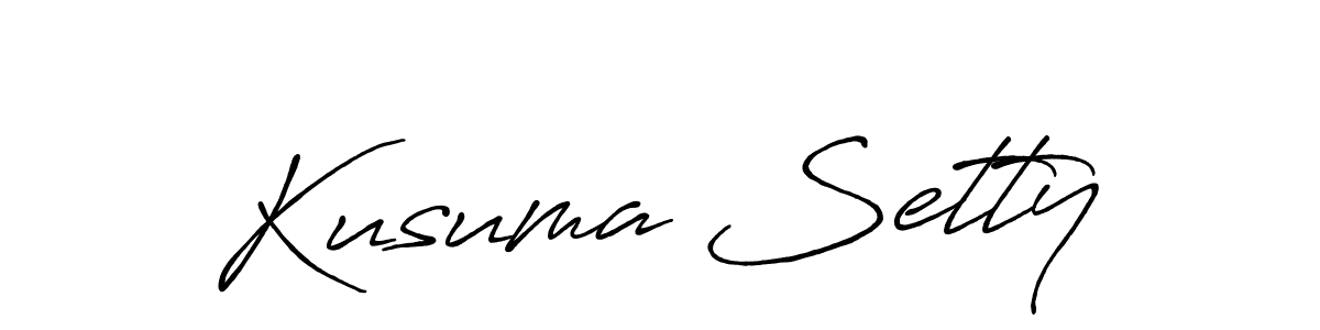 Here are the top 10 professional signature styles for the name Kusuma Setty. These are the best autograph styles you can use for your name. Kusuma Setty signature style 7 images and pictures png