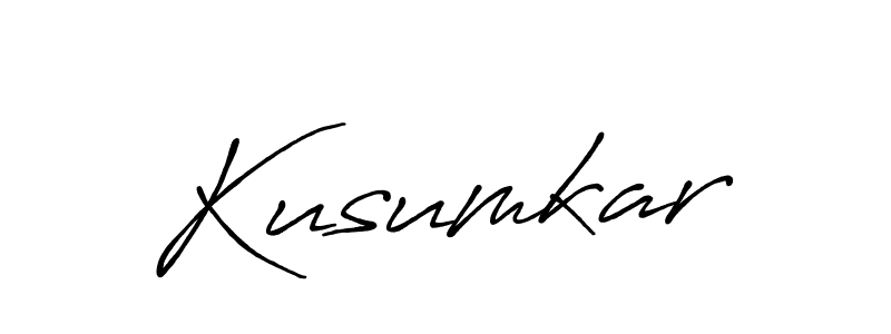 It looks lik you need a new signature style for name Kusumkar. Design unique handwritten (Antro_Vectra_Bolder) signature with our free signature maker in just a few clicks. Kusumkar signature style 7 images and pictures png