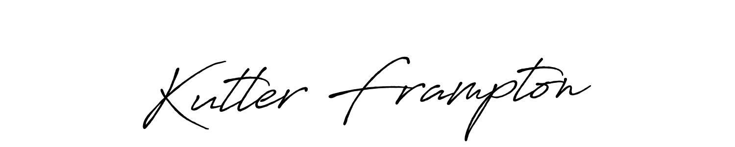 How to make Kutler Frampton signature? Antro_Vectra_Bolder is a professional autograph style. Create handwritten signature for Kutler Frampton name. Kutler Frampton signature style 7 images and pictures png