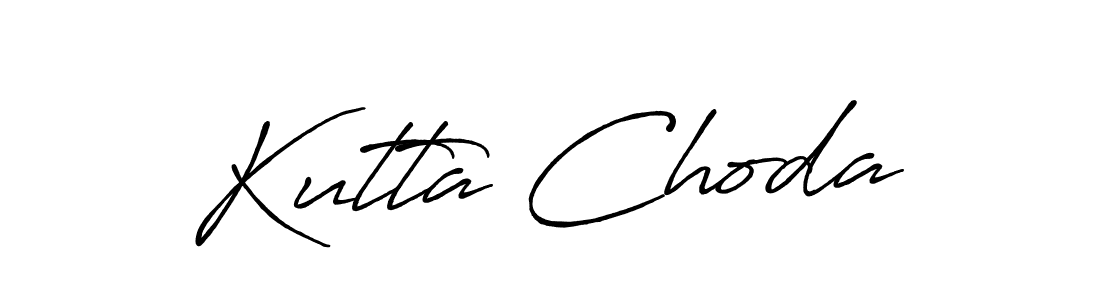 This is the best signature style for the Kutta Choda name. Also you like these signature font (Antro_Vectra_Bolder). Mix name signature. Kutta Choda signature style 7 images and pictures png