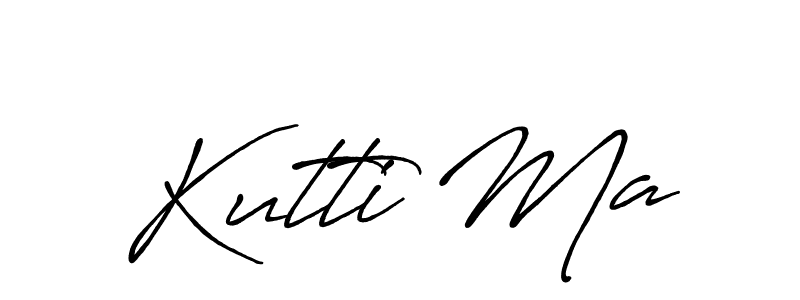 Also You can easily find your signature by using the search form. We will create Kutti Ma name handwritten signature images for you free of cost using Antro_Vectra_Bolder sign style. Kutti Ma signature style 7 images and pictures png