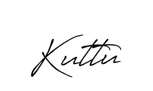 How to make Kuttu name signature. Use Antro_Vectra_Bolder style for creating short signs online. This is the latest handwritten sign. Kuttu signature style 7 images and pictures png