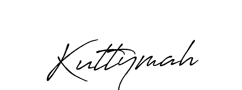 How to make Kuttymah signature? Antro_Vectra_Bolder is a professional autograph style. Create handwritten signature for Kuttymah name. Kuttymah signature style 7 images and pictures png