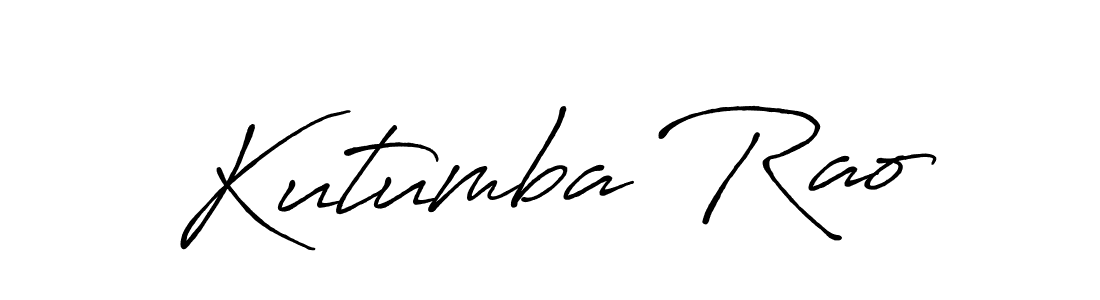 How to Draw Kutumba Rao signature style? Antro_Vectra_Bolder is a latest design signature styles for name Kutumba Rao. Kutumba Rao signature style 7 images and pictures png