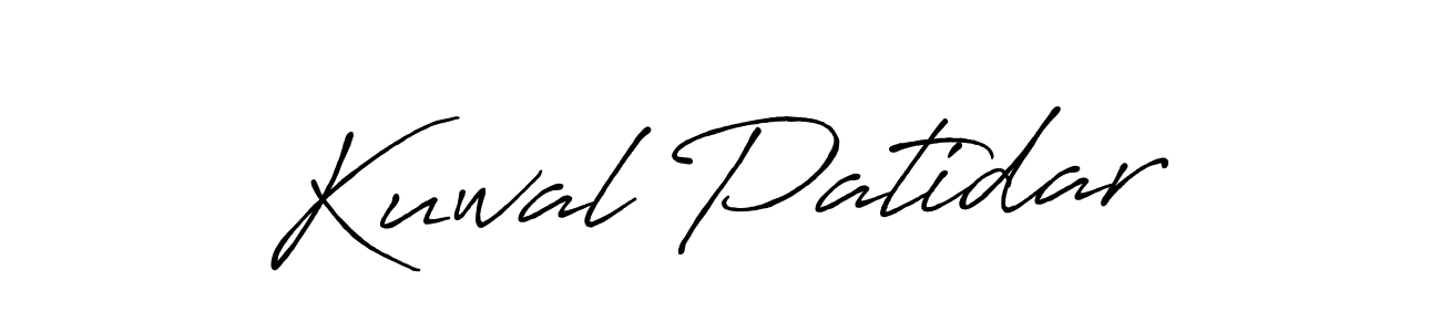 Make a beautiful signature design for name Kuwal Patidar. Use this online signature maker to create a handwritten signature for free. Kuwal Patidar signature style 7 images and pictures png