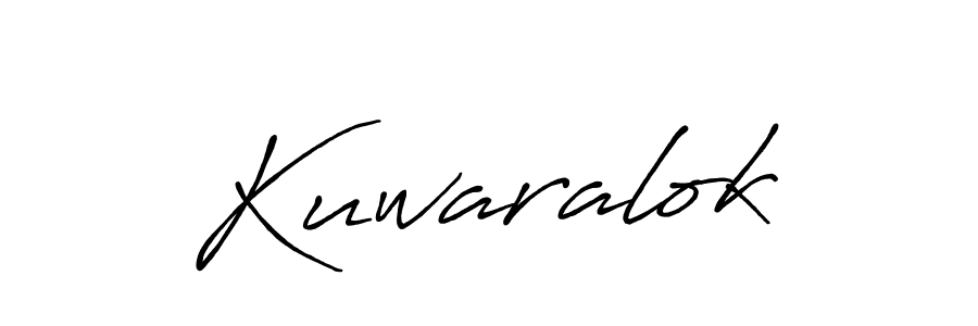 How to make Kuwaralok name signature. Use Antro_Vectra_Bolder style for creating short signs online. This is the latest handwritten sign. Kuwaralok signature style 7 images and pictures png