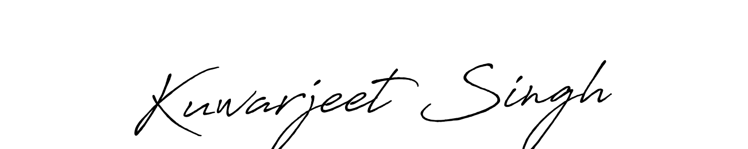 How to Draw Kuwarjeet Singh signature style? Antro_Vectra_Bolder is a latest design signature styles for name Kuwarjeet Singh. Kuwarjeet Singh signature style 7 images and pictures png