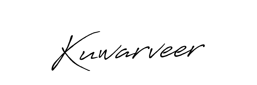 How to make Kuwarveer signature? Antro_Vectra_Bolder is a professional autograph style. Create handwritten signature for Kuwarveer name. Kuwarveer signature style 7 images and pictures png