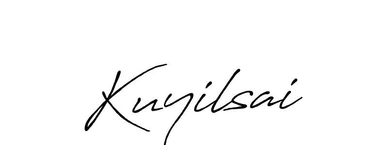 Design your own signature with our free online signature maker. With this signature software, you can create a handwritten (Antro_Vectra_Bolder) signature for name Kuyilsai. Kuyilsai signature style 7 images and pictures png