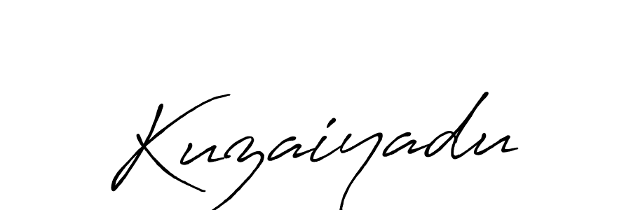 Design your own signature with our free online signature maker. With this signature software, you can create a handwritten (Antro_Vectra_Bolder) signature for name Kuzaiyadu. Kuzaiyadu signature style 7 images and pictures png