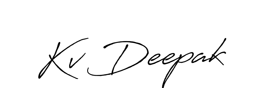 You should practise on your own different ways (Antro_Vectra_Bolder) to write your name (Kv Deepak) in signature. don't let someone else do it for you. Kv Deepak signature style 7 images and pictures png