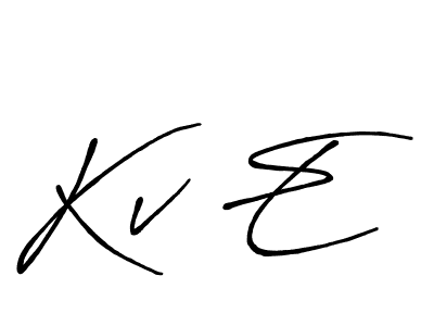 Once you've used our free online signature maker to create your best signature Antro_Vectra_Bolder style, it's time to enjoy all of the benefits that Kv E name signing documents. Kv E signature style 7 images and pictures png