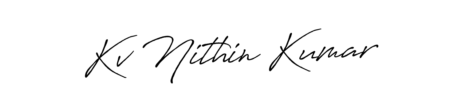 Once you've used our free online signature maker to create your best signature Antro_Vectra_Bolder style, it's time to enjoy all of the benefits that Kv Nithin Kumar name signing documents. Kv Nithin Kumar signature style 7 images and pictures png