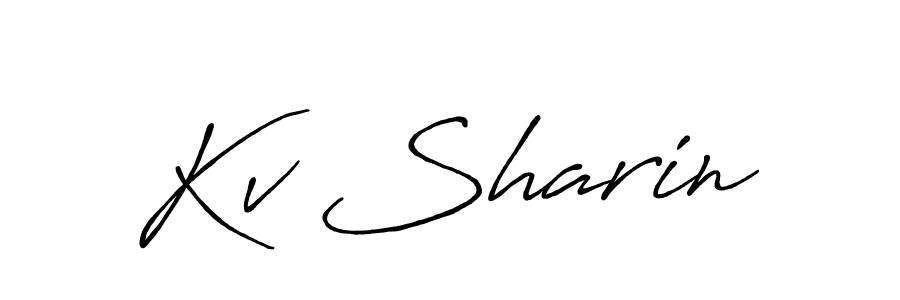 Once you've used our free online signature maker to create your best signature Antro_Vectra_Bolder style, it's time to enjoy all of the benefits that Kv Sharin name signing documents. Kv Sharin signature style 7 images and pictures png