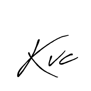 Design your own signature with our free online signature maker. With this signature software, you can create a handwritten (Antro_Vectra_Bolder) signature for name Kvc. Kvc signature style 7 images and pictures png