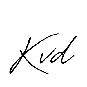 It looks lik you need a new signature style for name Kvd. Design unique handwritten (Antro_Vectra_Bolder) signature with our free signature maker in just a few clicks. Kvd signature style 7 images and pictures png