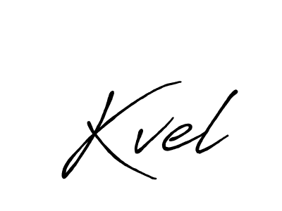 Create a beautiful signature design for name Kvel. With this signature (Antro_Vectra_Bolder) fonts, you can make a handwritten signature for free. Kvel signature style 7 images and pictures png