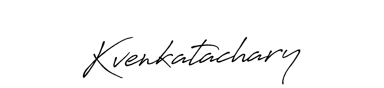 Also we have Kvenkatachary name is the best signature style. Create professional handwritten signature collection using Antro_Vectra_Bolder autograph style. Kvenkatachary signature style 7 images and pictures png
