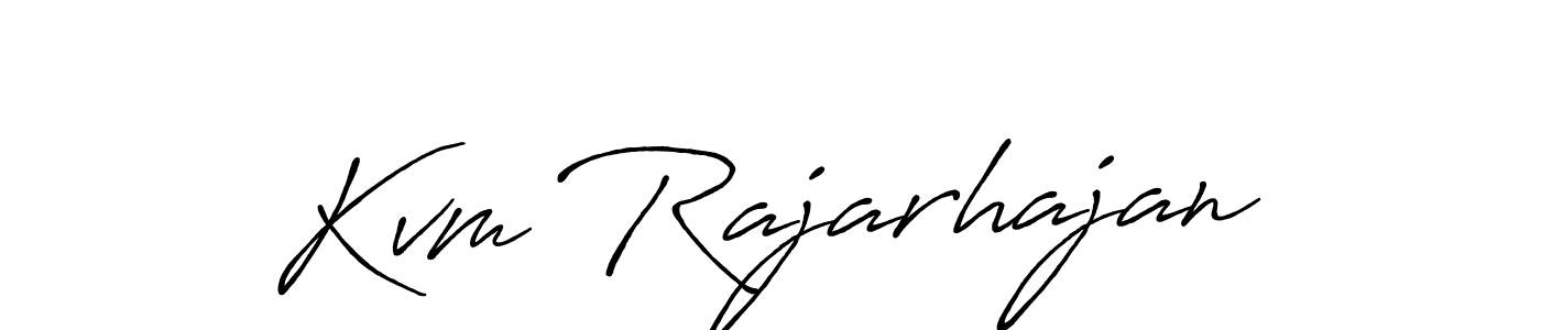 You can use this online signature creator to create a handwritten signature for the name Kvm Rajarhajan. This is the best online autograph maker. Kvm Rajarhajan signature style 7 images and pictures png