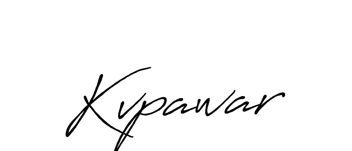 Also we have Kvpawar name is the best signature style. Create professional handwritten signature collection using Antro_Vectra_Bolder autograph style. Kvpawar signature style 7 images and pictures png