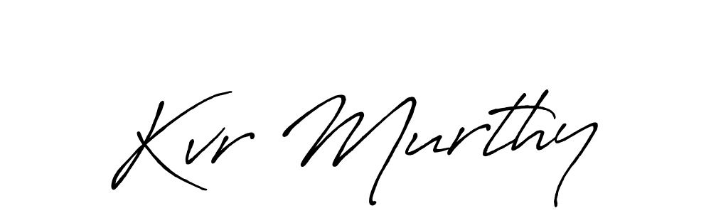 How to Draw Kvr Murthy signature style? Antro_Vectra_Bolder is a latest design signature styles for name Kvr Murthy. Kvr Murthy signature style 7 images and pictures png