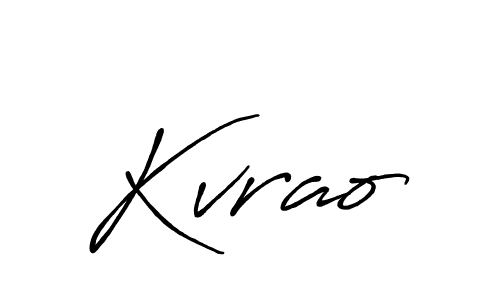 You should practise on your own different ways (Antro_Vectra_Bolder) to write your name (Kvrao) in signature. don't let someone else do it for you. Kvrao signature style 7 images and pictures png